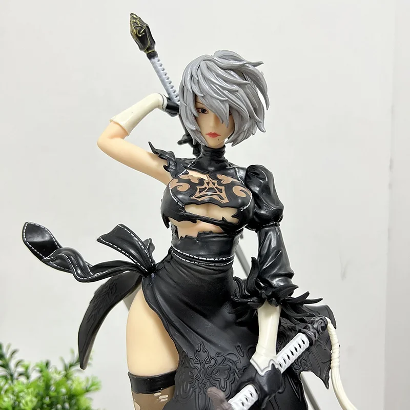 33CM NieR AutomataアニメフィギュアHUNTER2b YoRHa No.2タイプBアクションフィギュア2ヘッド2bYoRHaフィギュアアダルトコレクションモデル人形|  Alibaba.com