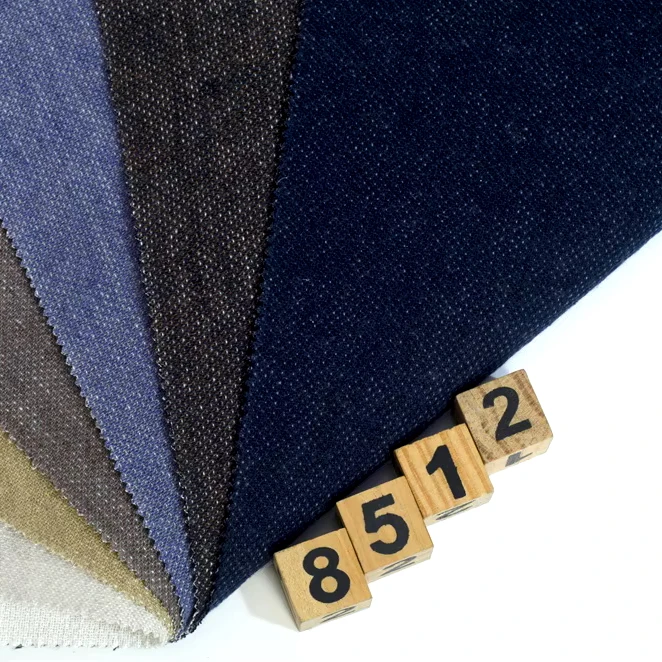 #8512 образец карты двухслойная пряжа окрашенная из чистого льна льняная ткань для одежды