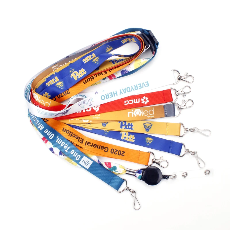 High Quality Custom Printing Logo Neck Polyester Lanyards With Logo Custom for Promotional