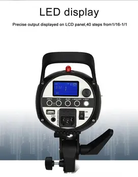 Godox SK400II Professional Photography Equipment Compact 400Ws Photo Studio Flash Strobe Flash Light for Photo Camera detail image