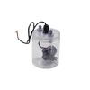 Boîtier de pompe transparent 12V 9W à vis rapide traversante.