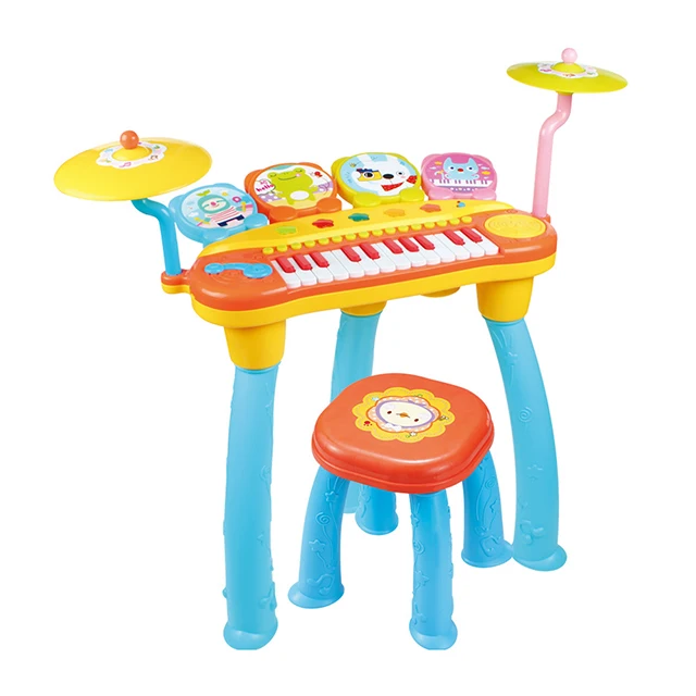 DJ SET Tappeto di gioco STRUMENTO MUSICALE DRUM PADS Tasti di pianoforte bambini giochi giocattoli TOB38253UK 