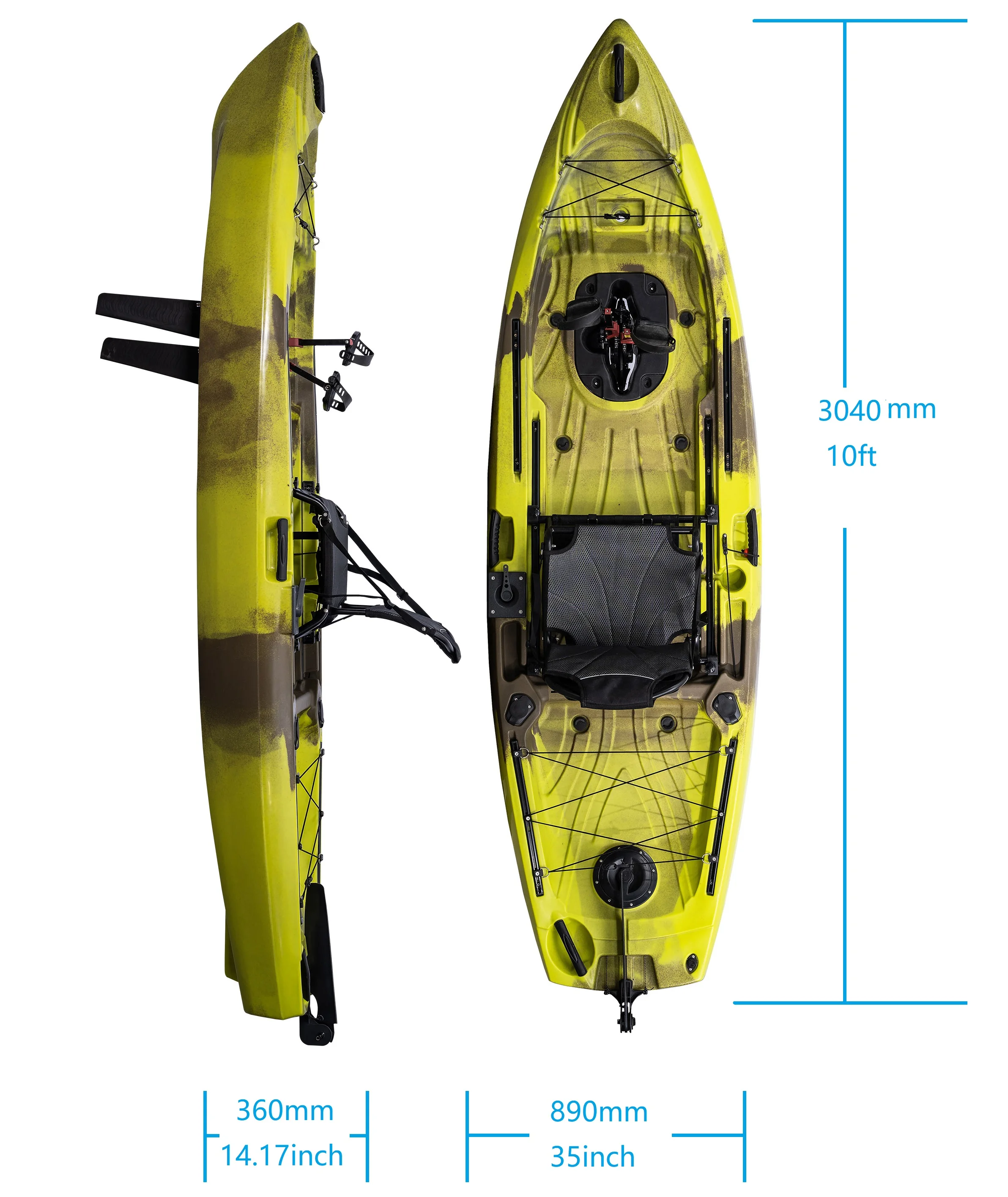 Factory Wholesale Flap Pedal Kayak System Sea Fishing Kayak Foot Pedal