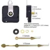 Movimento con lunghezza dell'albero di 15 mm con lancette dorate e gancio in metallo