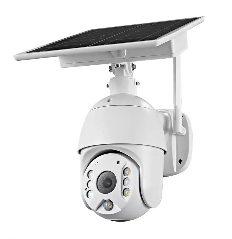 2MP 4MP Intelligent Design Waterproof Night Vision Solar Surveillance PTZ WiFi Camera New