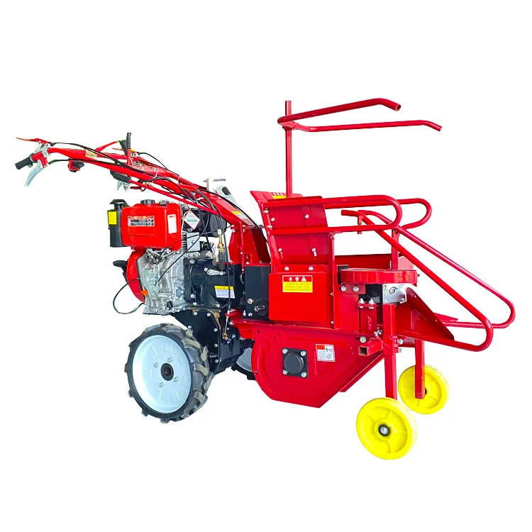 Easy to Operate 1 Row Corn Picker Domestic Hand Tractors Corn Harvester Mini Small Corn Harvester