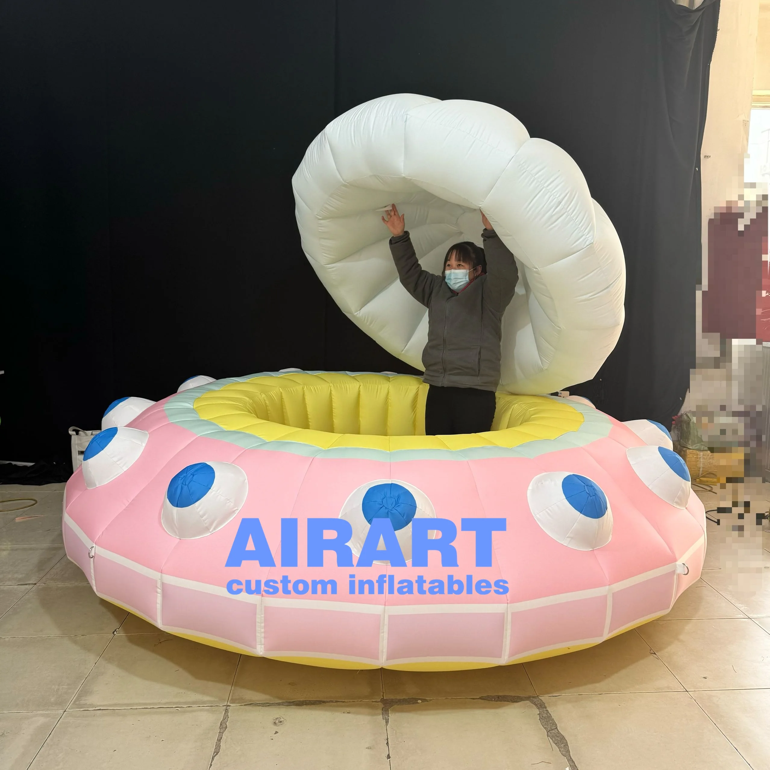 Giant Inflatable Clamshell Balloon Inflatable Seashell For Decoration ...