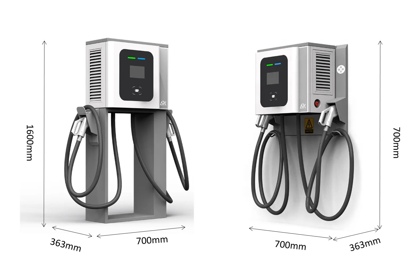 40kw Dc Fast Commercial Ocpp Ccs Chademo Dual Connectors Delta Ev