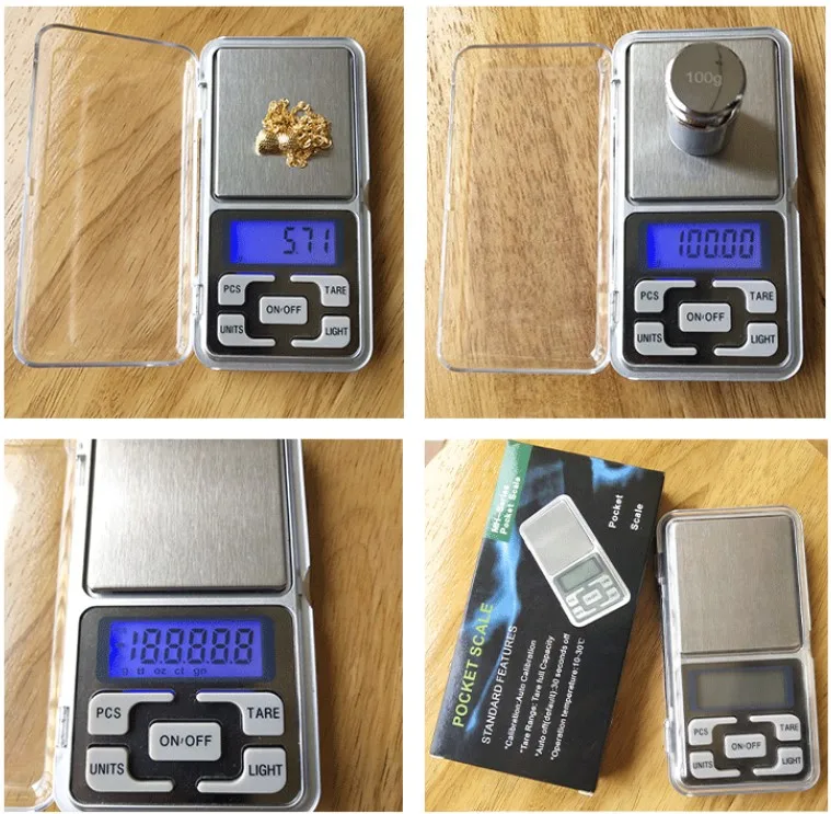 Bilancia Digitale Tascabile ISO TRADE 200g/0.01g - Per Gioielli, Illuminazione LED, Funzione Tara - Foto 3