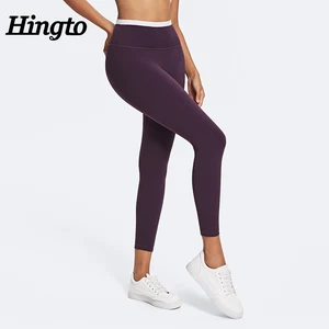 Custom Sports High Quality Tight Yoga Pants with Contrasting Colors Wholesale Workout Butt Lift Women's Sports Fitness Legging