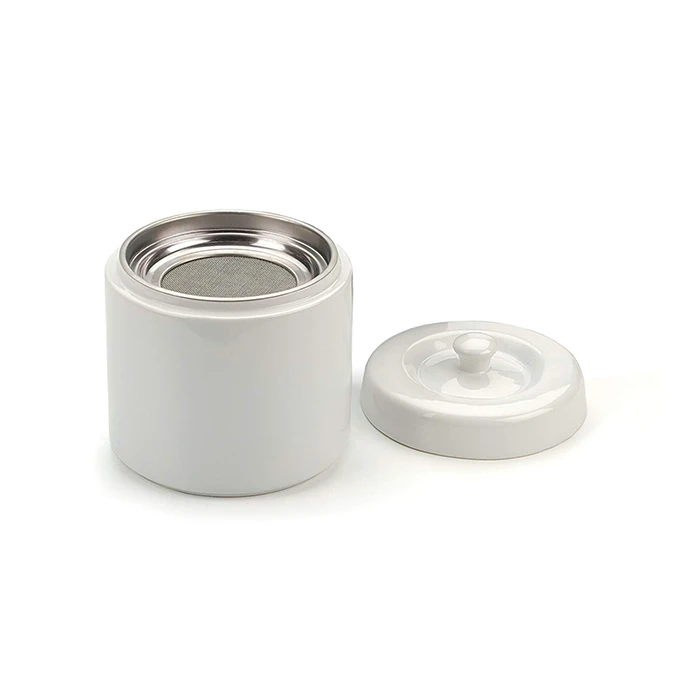 Custom Color Design  Bacon Grease Container with Stainless Steel Strainer