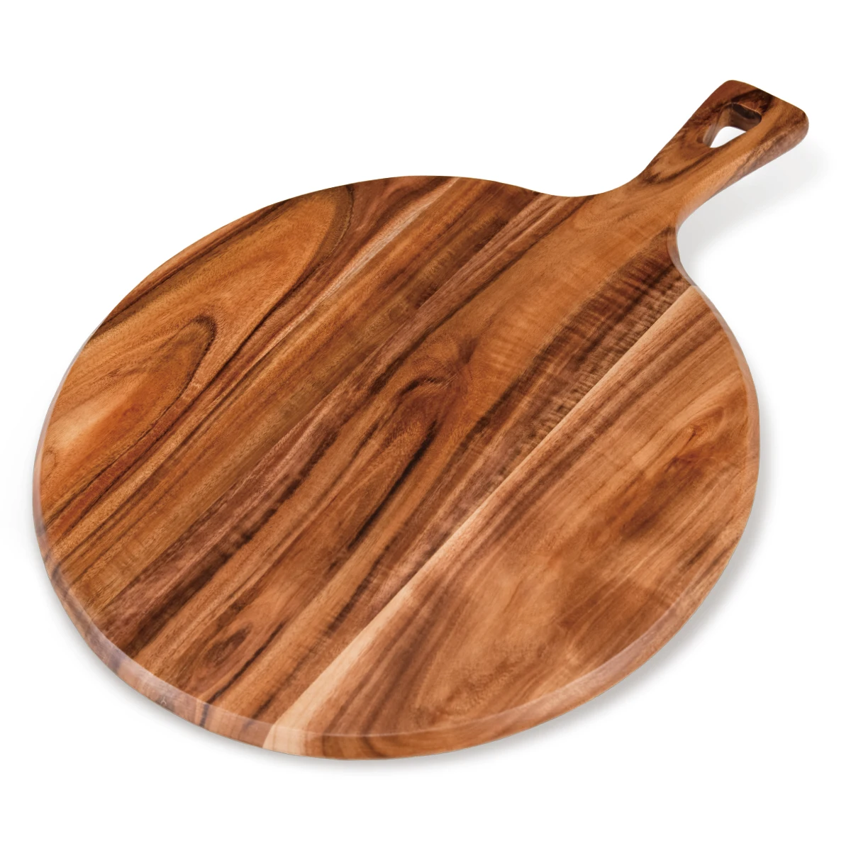Wholesale Best Seller Large Round Acacia Wood Pizza Serving Cutting