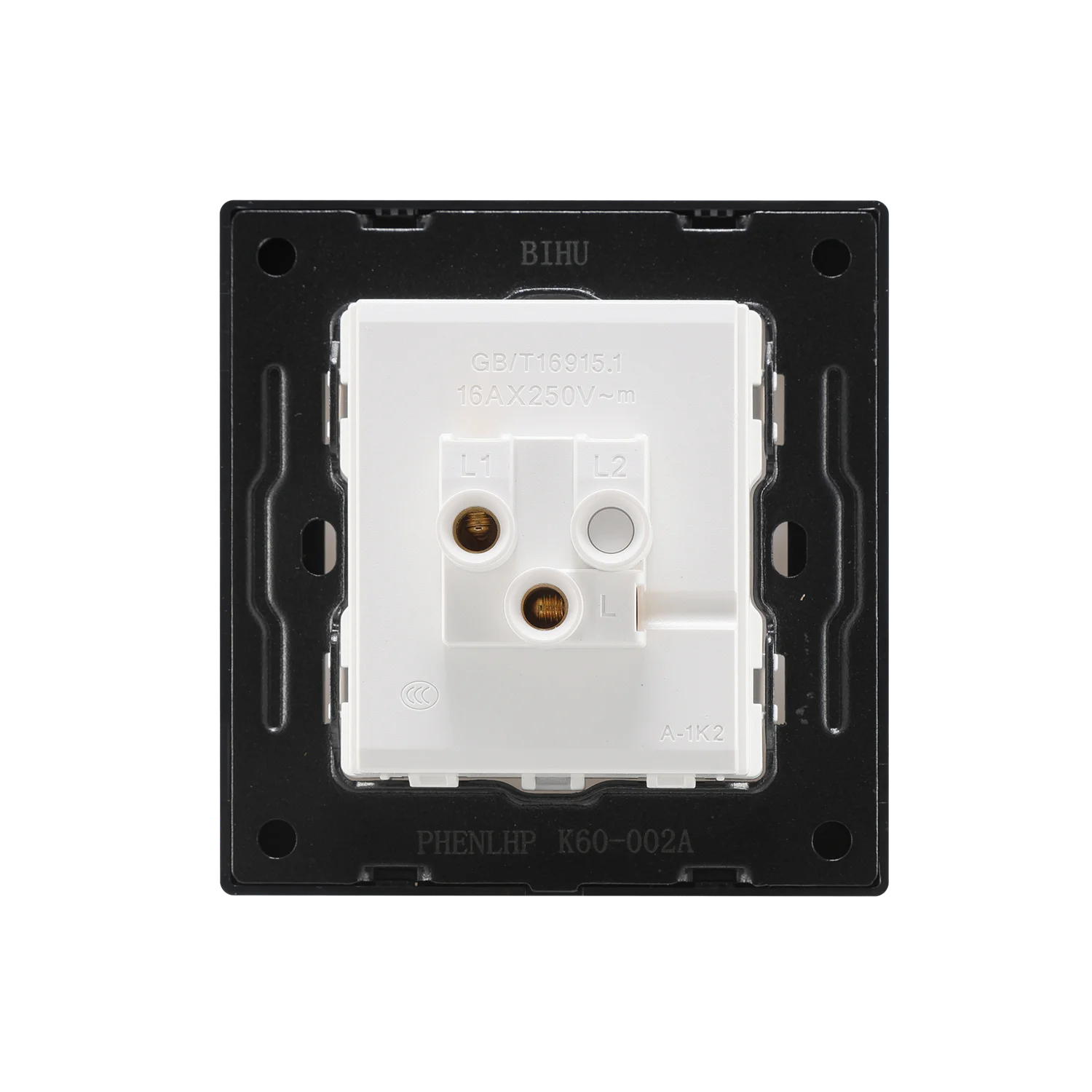Modern Design LED Indicator Light Switch Tempered Glass Wall Plate Stylish 1Gang 1Way Wall Switch
