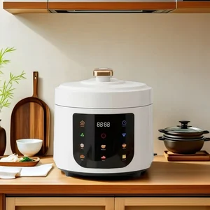 2026 New Home Multi-Purpose Smart Control Rice Cooker & Electric Pressure Cooker Large Capacity 5L/6L Factory Direct Sales OEM