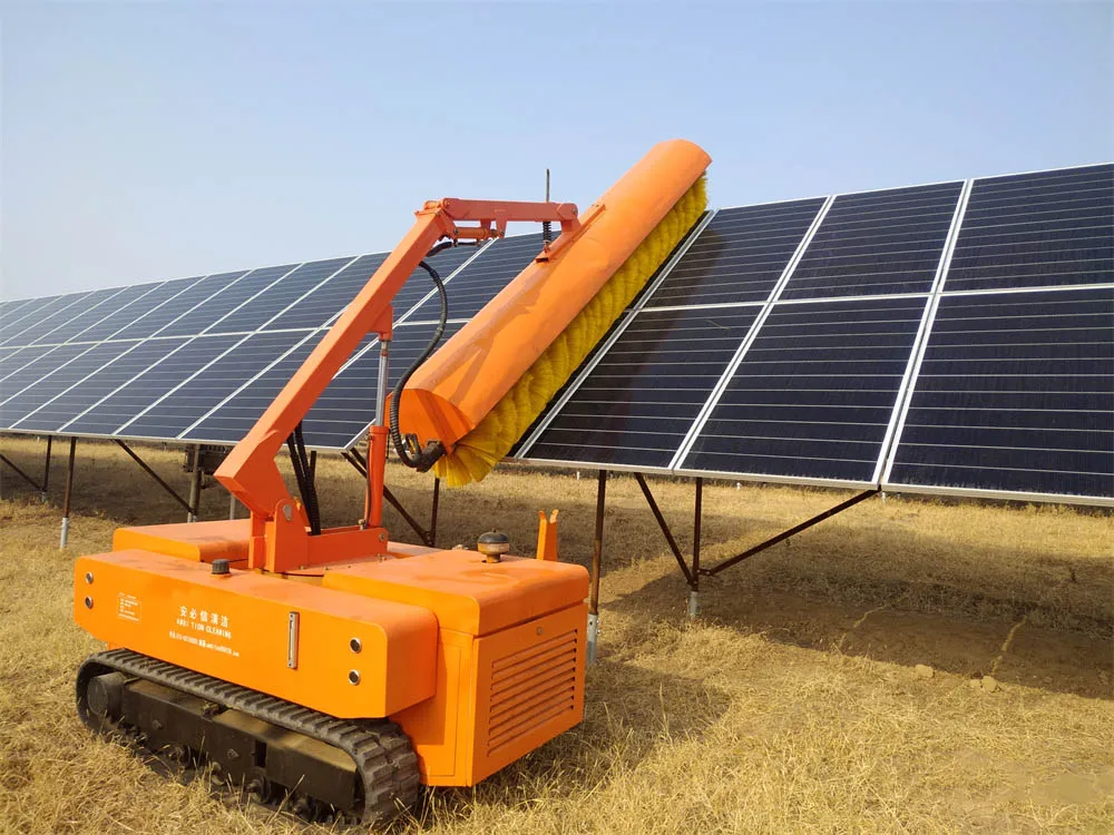Automatic Robotic Solar Panels Cleaning System Solar Panel Cleaning ...