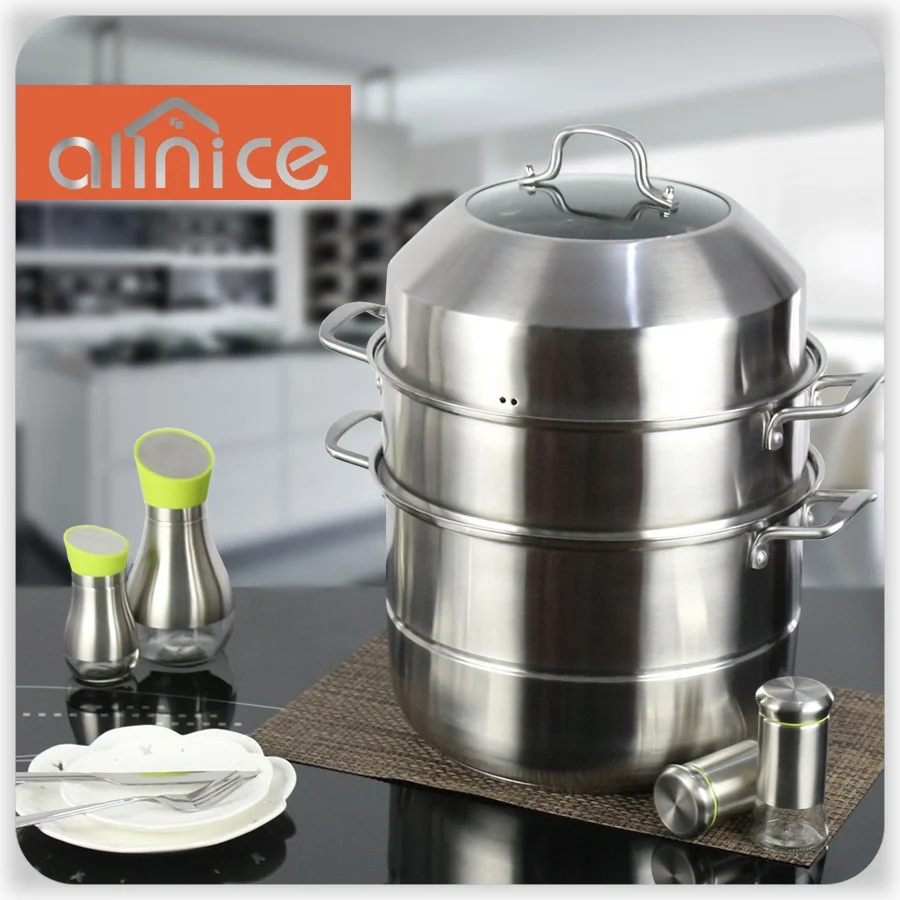Stainless Steel Couscous With Steamer Couscous Pot High Grade
