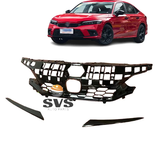 car front body kit front bumper lower grille for 2022 HONDA CIVIC SI 2021 2022 2023 2024 accessories