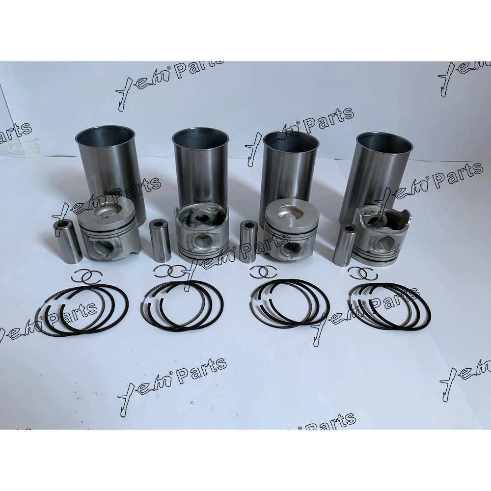 Overhaul Rebuild Kit With Bearings Piston Rings Liner Fit for Isuzu 4JH1 Excavator Accessories