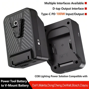 Motohara Tadashi Dongcheng Bosch De Wei Miwochi Electric Tools Battery Adapter - V-Port Battery Converter - DY-VM