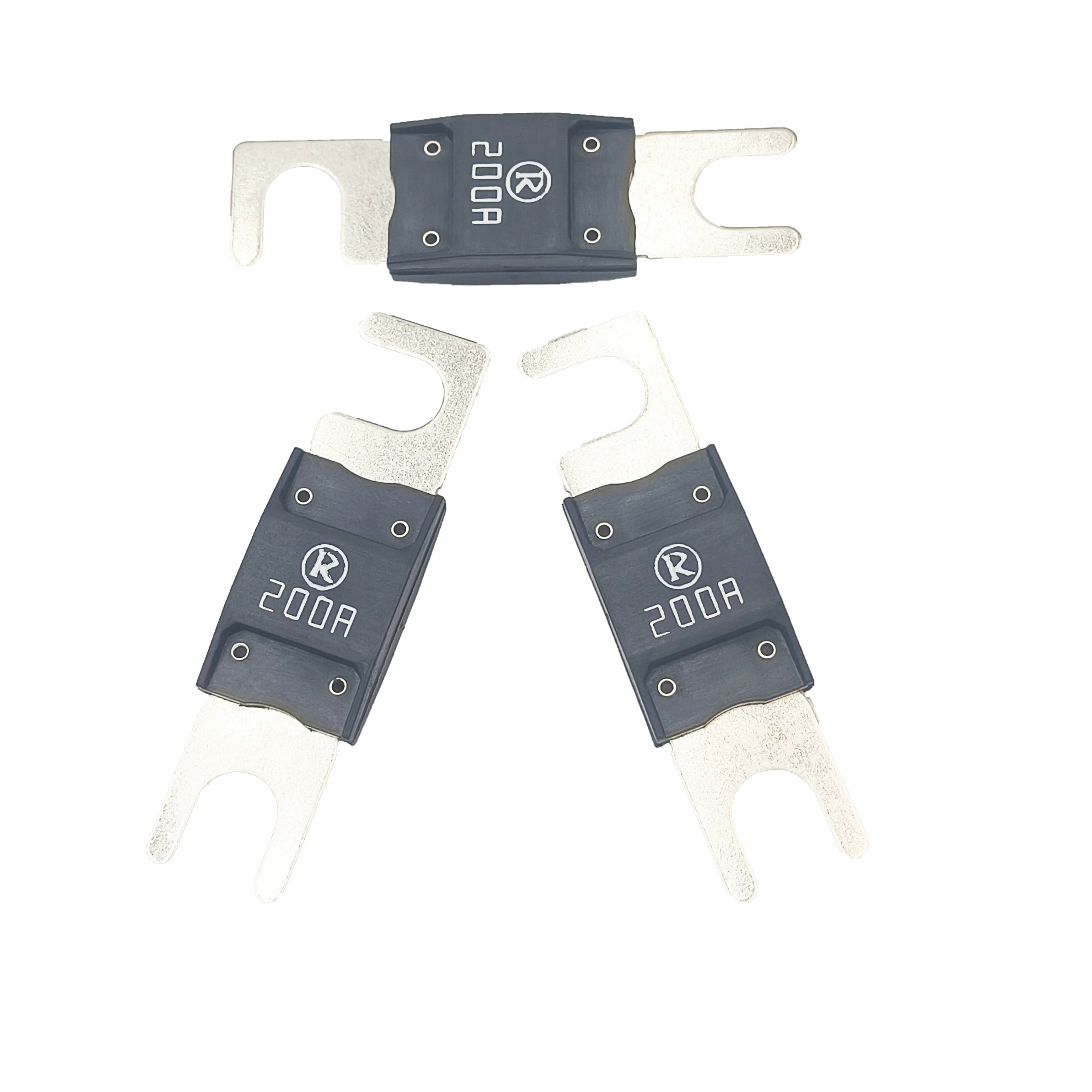 80VDC Automotive Bolt Type Fuse, Wide Voltage Wind Turbine Generator Fuse, Plastic Shell Bracket 30-500A