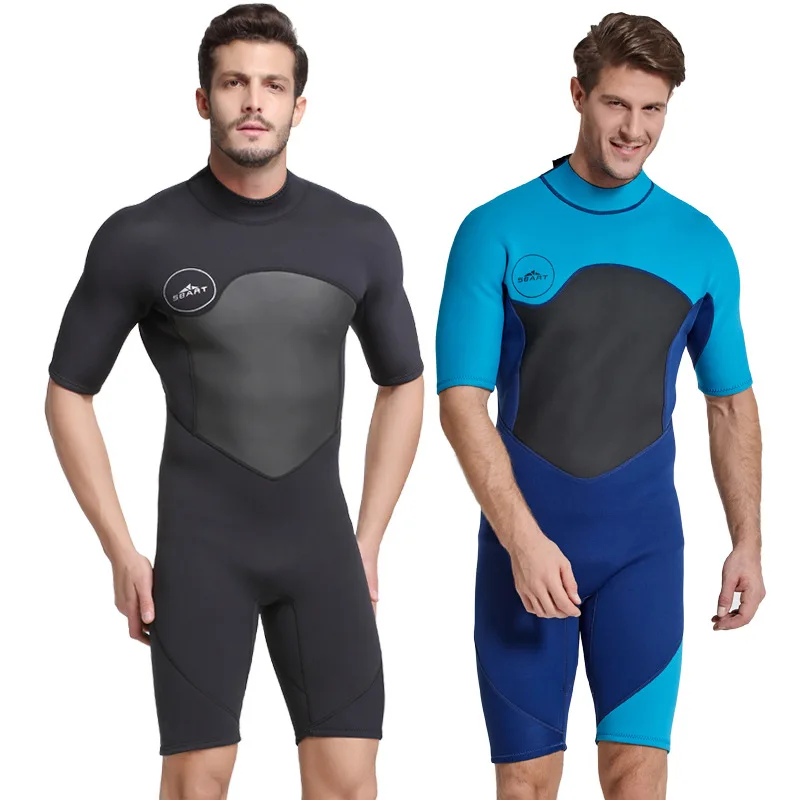 Sbart 2mm Diving Suite Mens Oceanic Wetsuit Neoprene Short Sleeve Wet Suite Diving Swimming Surfing Wetsuit Roupas De Mergulho