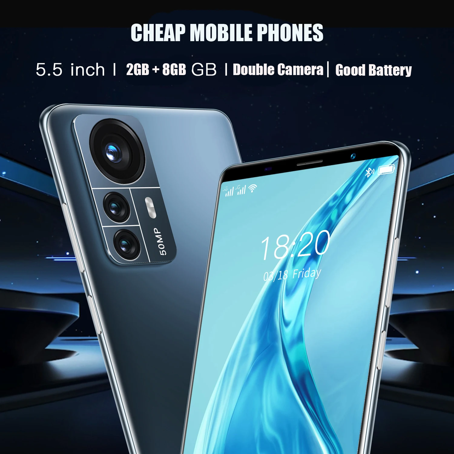 Drop Shipping MaPan Cheap Android Phone Mobile AMOLED HD Screen 3G 4G WiFi FCC CE OEM Wholesale Unlocked Smart Mobile Phones