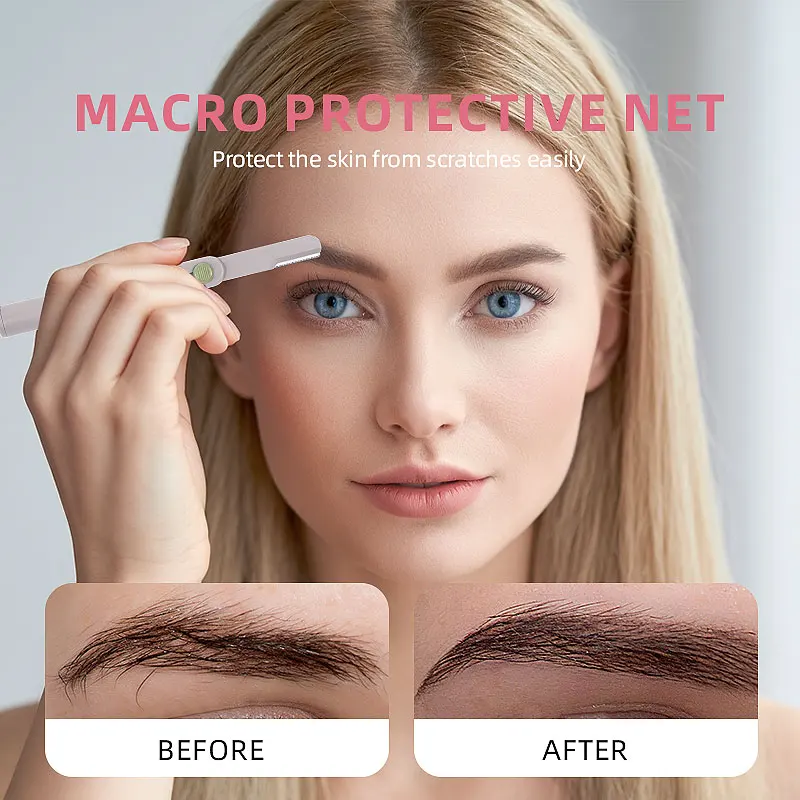 Wholesale Own Brand Retractable Sliding Blade Eyebrow Trimmer Safe and Clean Easy to Operate Eyebrow Razor Hd8ff90794fba403baf9eb9aa68a50e7au