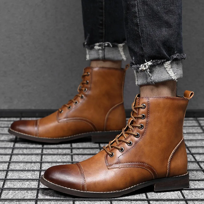 Atlas vacuum spiritual Sh10353a Gentleman Lace Up Ankle Boots 2022 Winter Mens Leather Dress Boots  - Buy Men Leather Boots,Lace Up Ankle Boots,Mens Dress Boots Product on  Alibaba.com