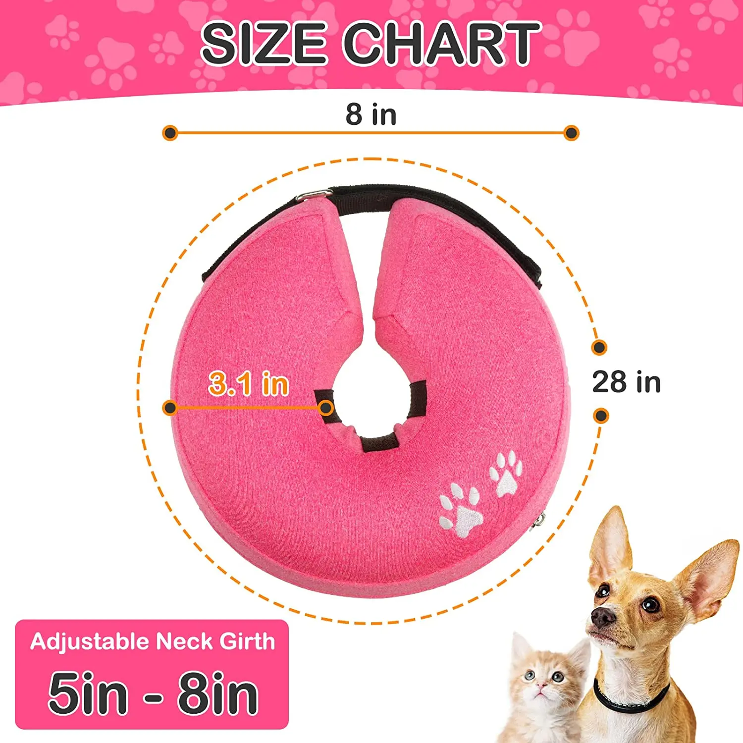 Wholesale Protective Inflatable Collar For Dogs And Cats Collar Custom