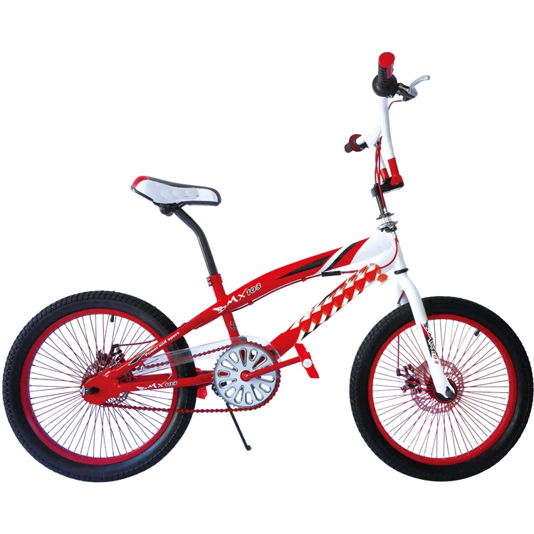 赤いBMX自転車 丸石サイクル - MARUISHI マルイシ トライアル BMX 自転車 20