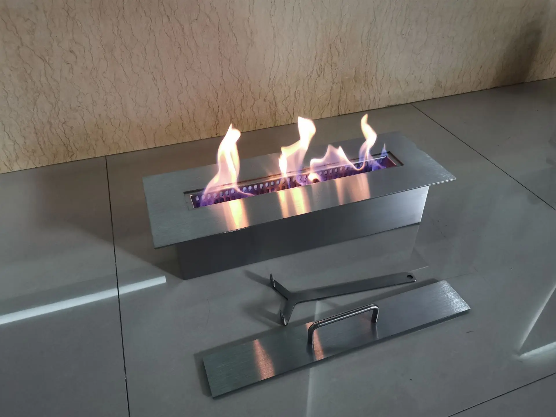 1200mm Inserted decorate Bio Ethanol Fireplace Burner Fuel fireplace