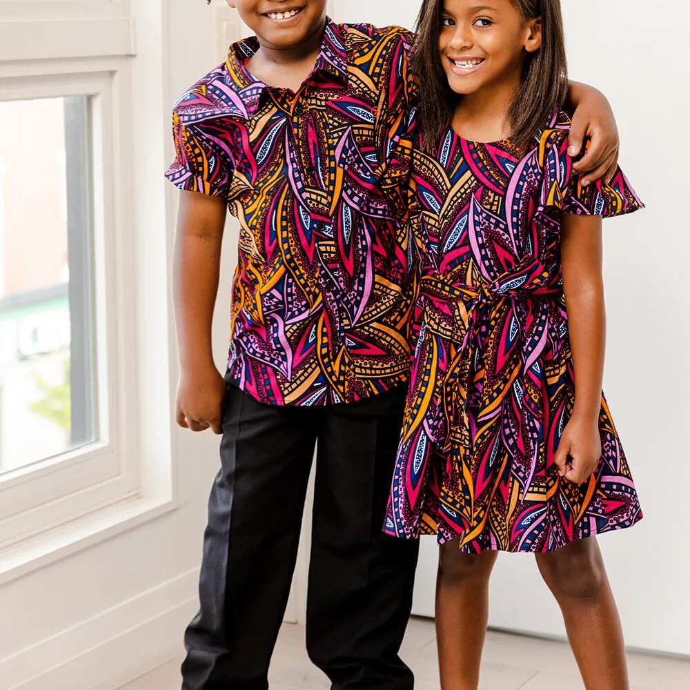 Shop Our Fashion Hot Sale Girls' African Print Dress