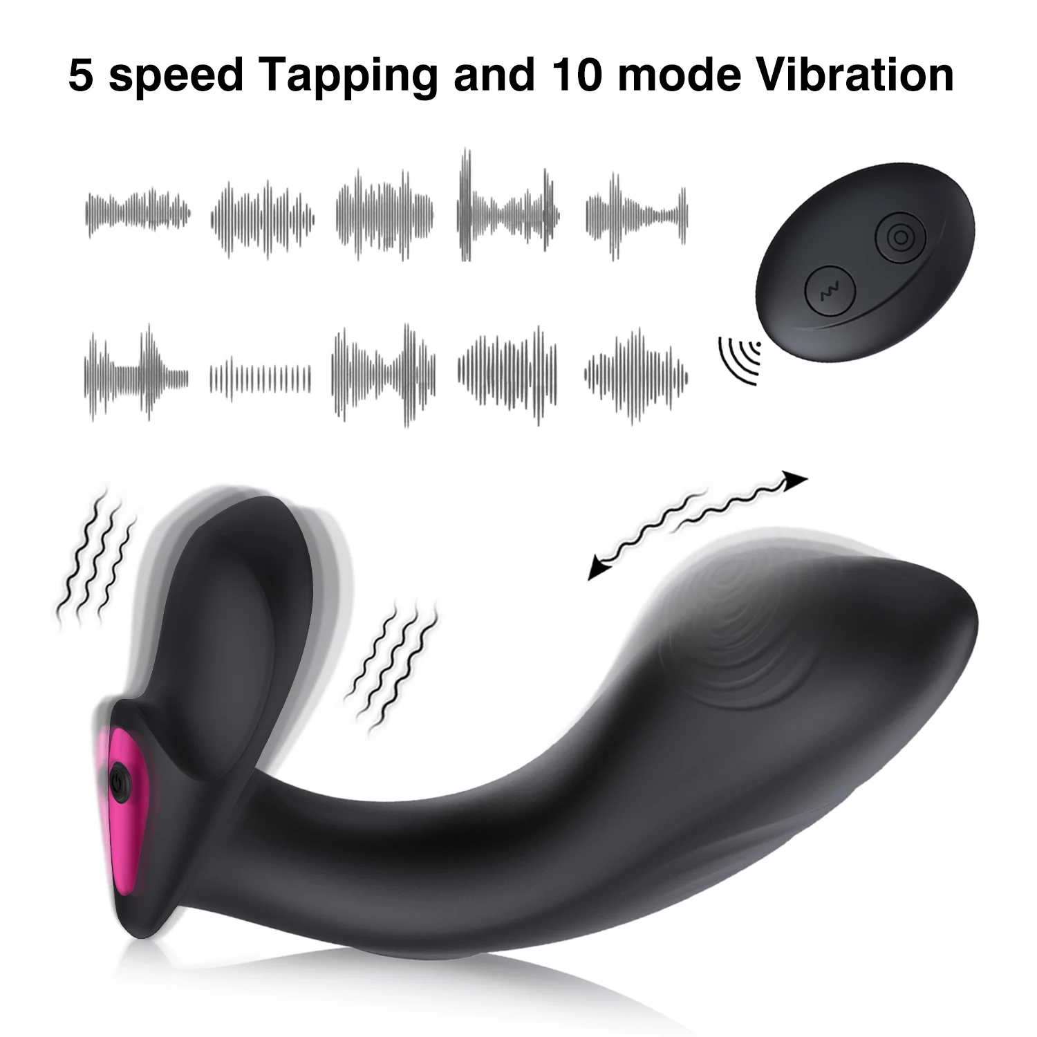 Sex Tools Toy Tap Function Anal Vibrator Wholesale OEM OEMD Wand Massager Male Vibrating Prostate Massager for Men Anal
