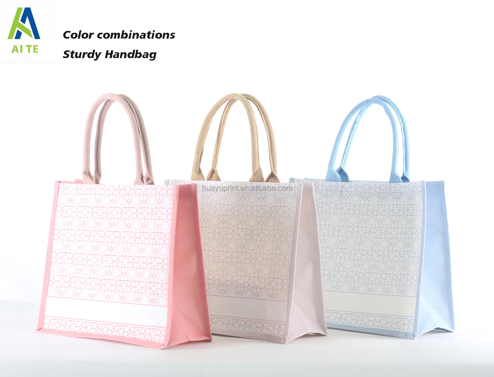 High Quality Colorful Designs Hot Selling Newest Fashion Shopping Bag Eco Laminating Canvas Tote Bag Printable Logo With Gifts manufacture