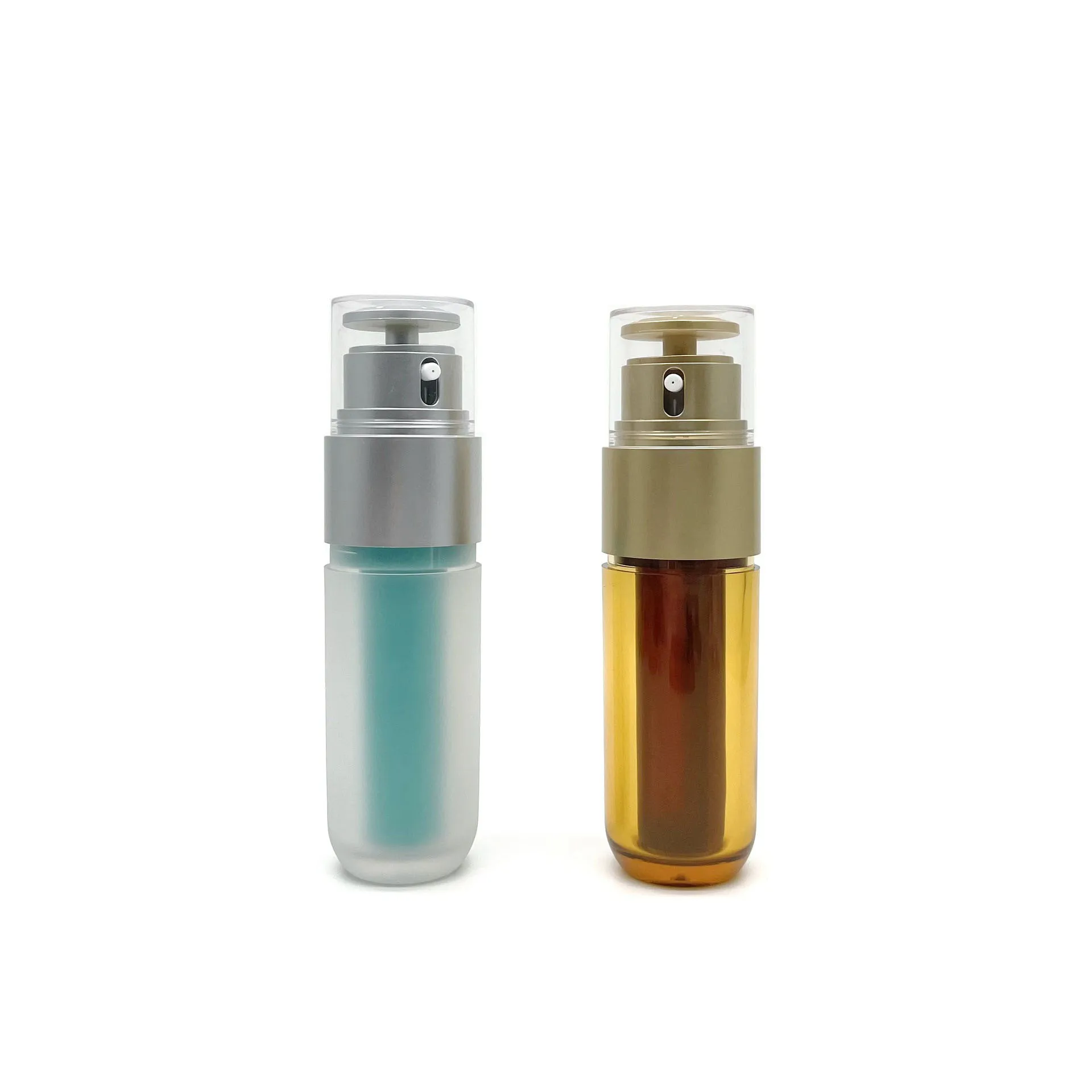 50ml hot sale Double tube essence bottle Plastic lotion Empty bottle skincare plastic bottle