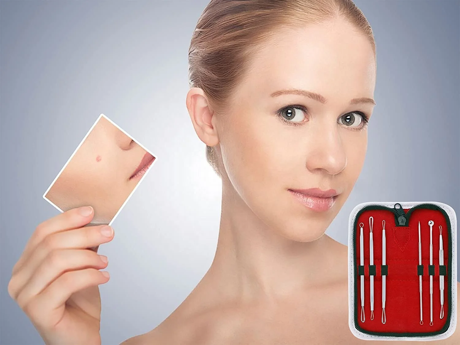 Blackhead Remover Pimple Comedone Extractor Tool Best Acne Removal Kit