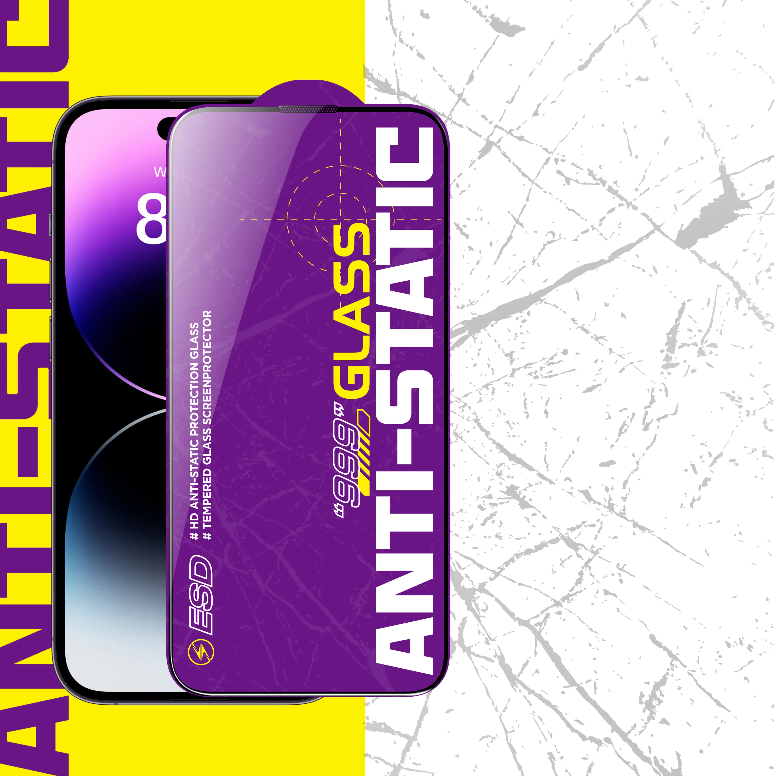 Custom Full Coverage Privacy Tempered Glass Premium Matte Anti Spy Screen Protectors For Iphone