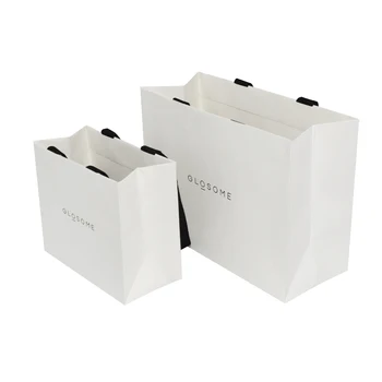 High Quality Custom Clothing Shopping Paper Bags with Your Own Logo for Gift Packing
