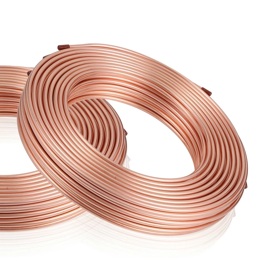 7/8'' coil type Brass Tube /Copper tubing  for Air Conditioning