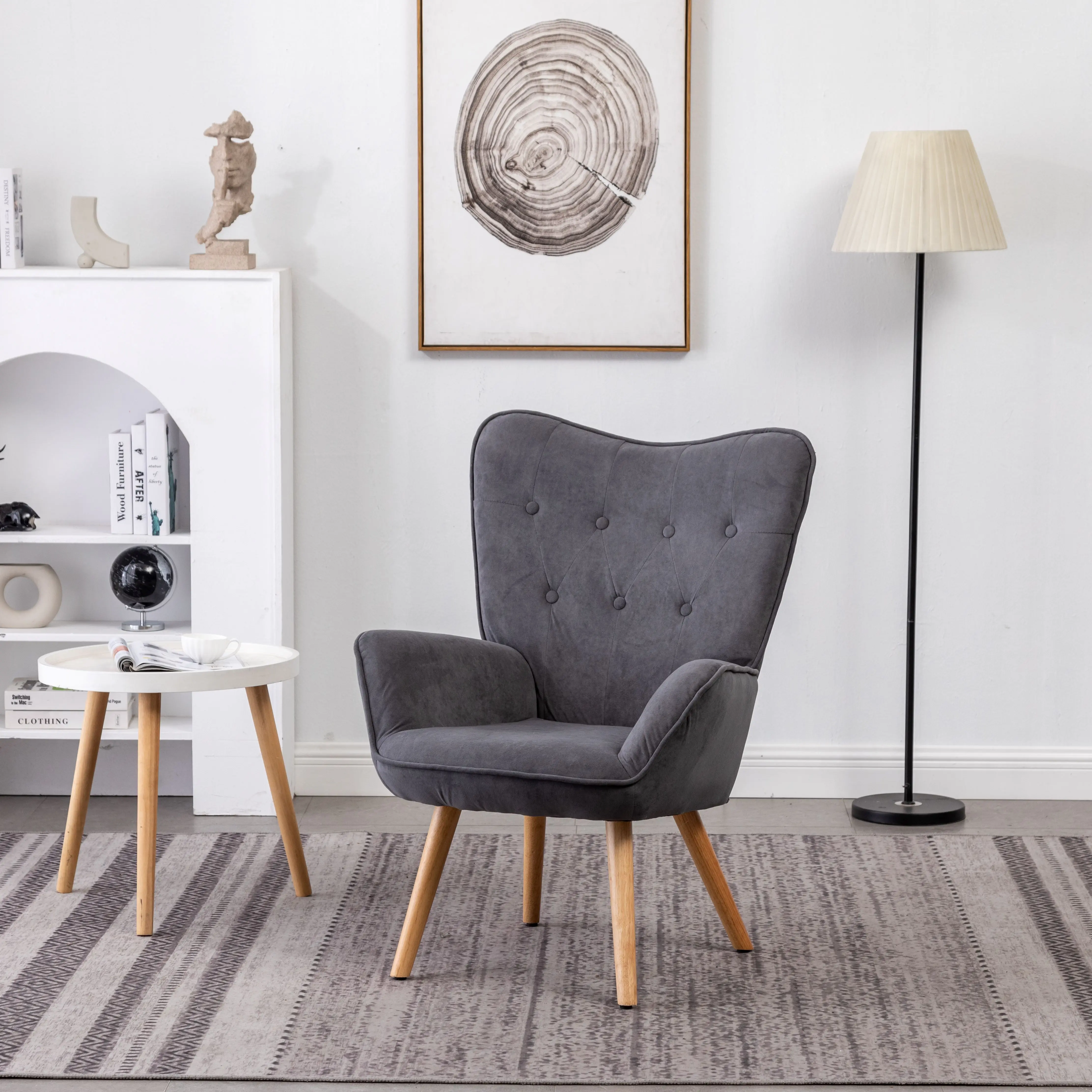 Nordic Modern Style Armchair Lounge Living Room Bedroom Furniture Accent Chair Hot Selling details