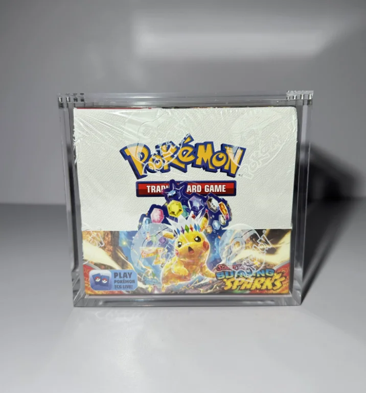 Clear Booster Box Collector - 6mm Acrylic Game Cards Protector