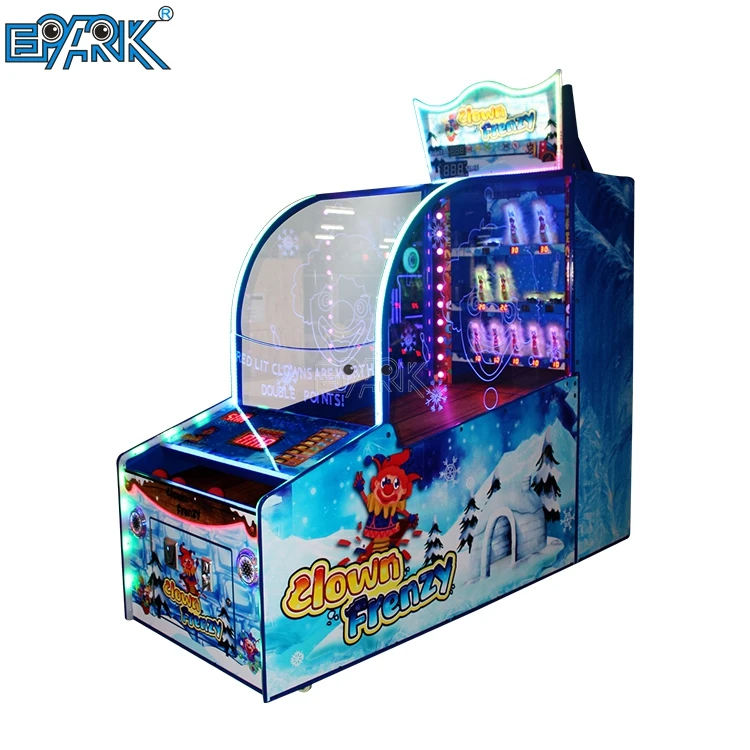 Best Profit Tokent Coin Operated Redemption Ball Throw Arcade Shark Park Ticket Lottery Game Machine