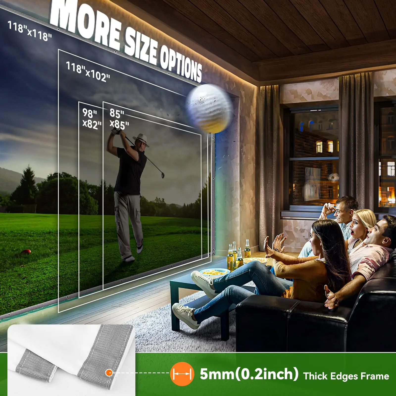 Flame Retardant Dustproof Screen Mesh Alr 300d Holographic Projection Screen Fabrics