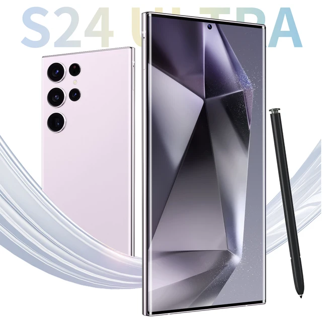 2024 New Original PHONE S24 Ultra 16GB+1TB 5G 7.2-inch MTK6889 48MP 108MP With Built-in Pen Android 12 Smartphone