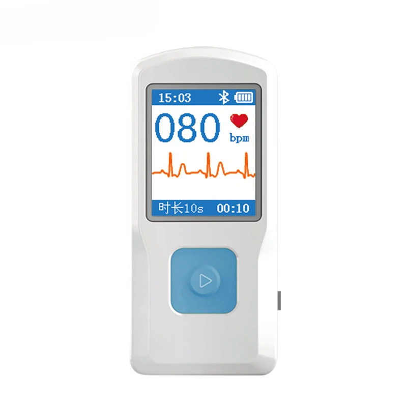 Одобренный CE синий зуб Беспроводная передача домашнего ЭКГ тест Holter экг устройство Портативный