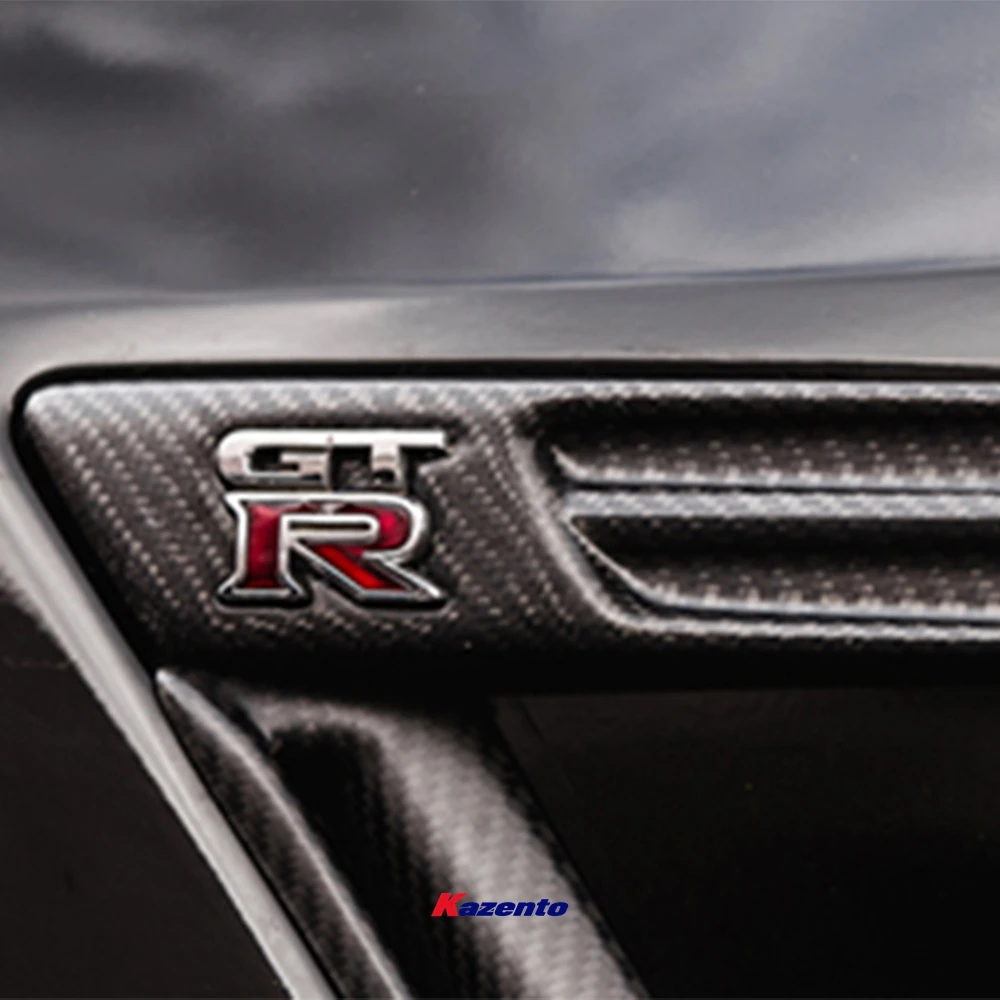 For 2008-2016 Nissan Gtr R35 Front Fender Oe Vents Emblem Trim Panel ...