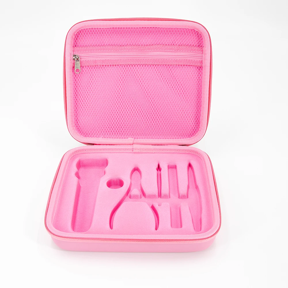 product custom print logo portable eva hard carry case with molded traytravel case with cutting foam-12