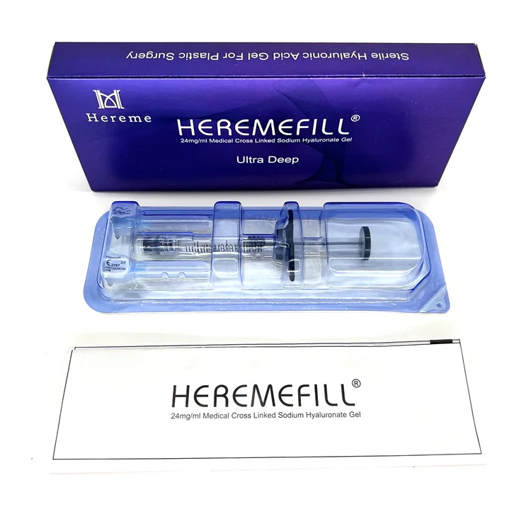 Hereme hyaluronic acid inject dermal filler injection facial fillers for lips acido hialuronico inyectable reticulado