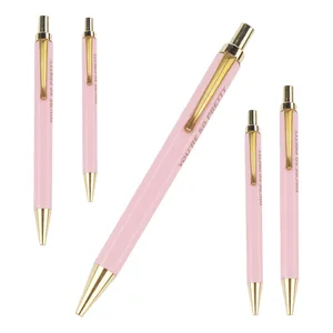 Cheap Selling Polygon Plastic Ballpoint Pen With Printing Customized Printing Advertisement for Office School Kids