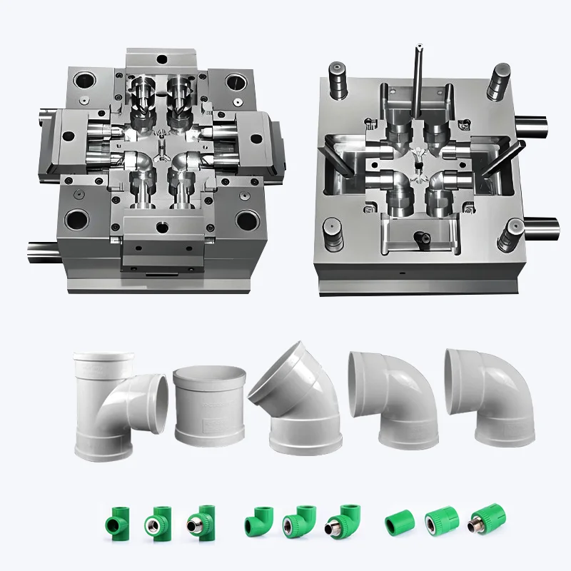 PP UPVC CPVC PVC Pipe Fittings Mold Elbow 45 Degrees Plastic Pipe Fittings Injection Mould 90 HDPE PVC PPR Pipe Fittings Mould